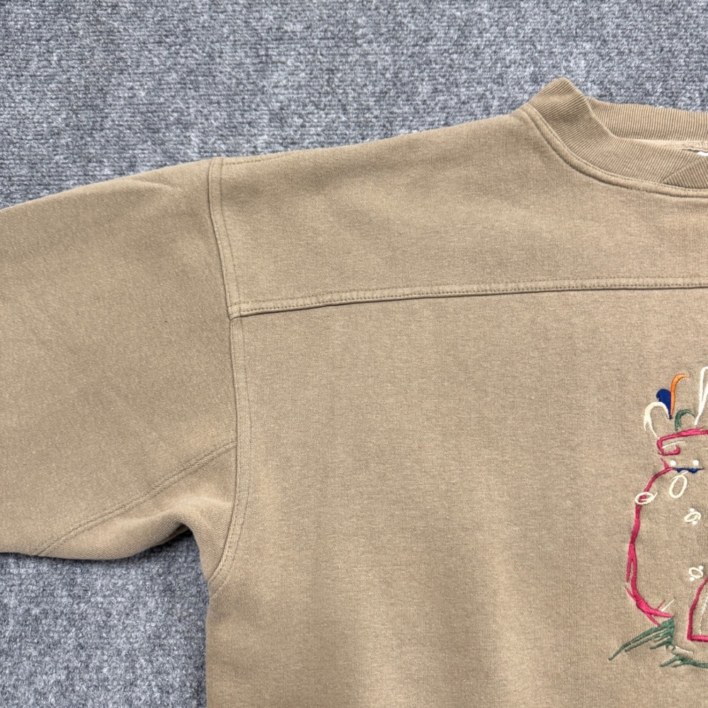Crable‎ Sportswear Sweater Men's XL Golf Stained Embroidered Cotton Blend Beige - Picture 11 of 16